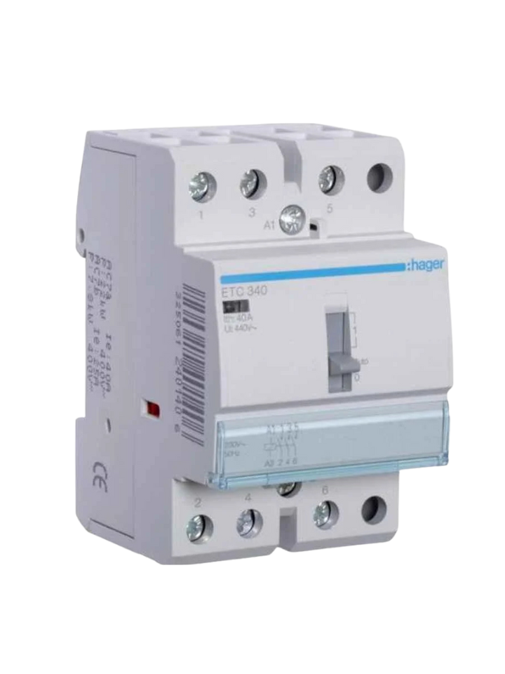 Contactor Hager ESC340 40A - 3Pole