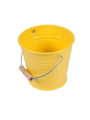 Small Metal Bucket: Yellow