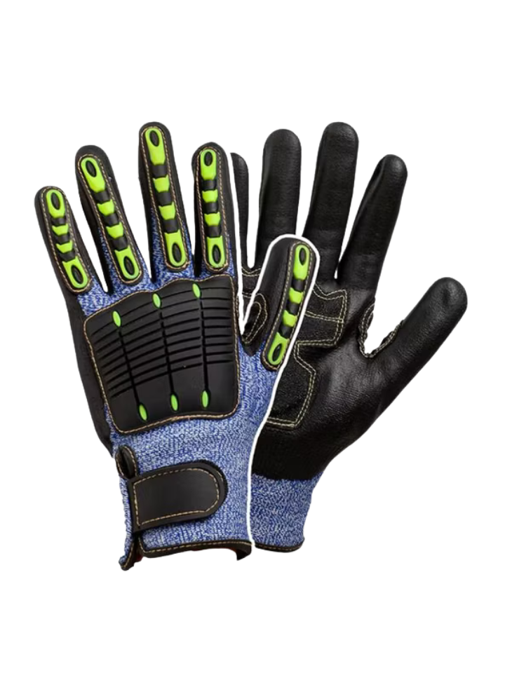 Nitrile Dipped / Nitrile Coated Impact Resistant / Anti Impact / Impact Proof Mechanical Safety