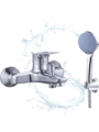 Shower Mixer full set Single Hot & Cold Lever Bathtub Faucet Shower Tap