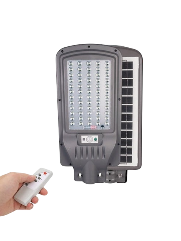 Street Lights 200W Solar Outdoor - Remote Control - Wide Angle Motion Sensor - 10000MAh Battery - Dusk to Dawn Illumination - 6500K LED Waterproof Street Lamp for Commercial, Yard, Parking Lot